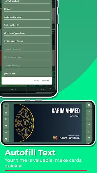 Play Islamic Business Card Maker as an online game Islamic Business Card Maker with UptoPlay