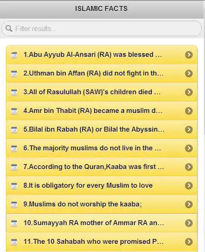 Play Islamic Facts
