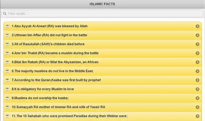 Play Islamic Facts
