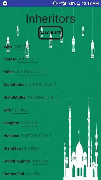 Play Islamic Inheritance Calculator as an online game Islamic Inheritance Calculator with UptoPlay