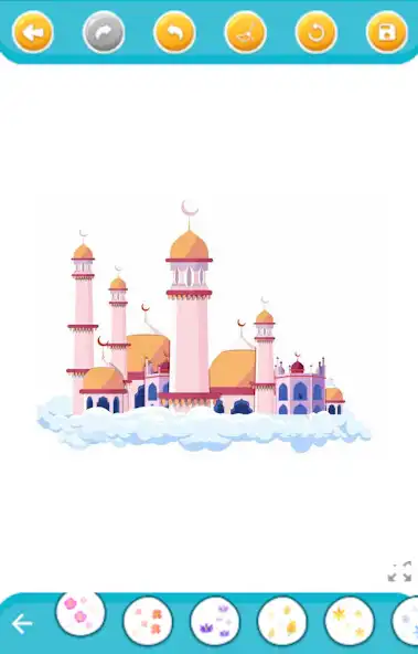 Play Islamic mosque coloring  and enjoy Islamic mosque coloring with UptoPlay