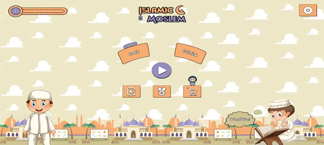 Play Islamic Muslim Coloring  and enjoy Islamic Muslim Coloring with UptoPlay