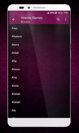 Play Islamic Names Dictionary as an online game Islamic Names Dictionary with UptoPlay