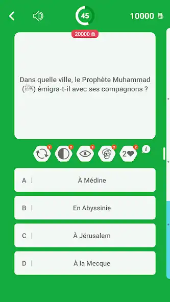 Play Islamic Quiz in French 2023 as an online game Islamic Quiz in French 2023 with UptoPlay