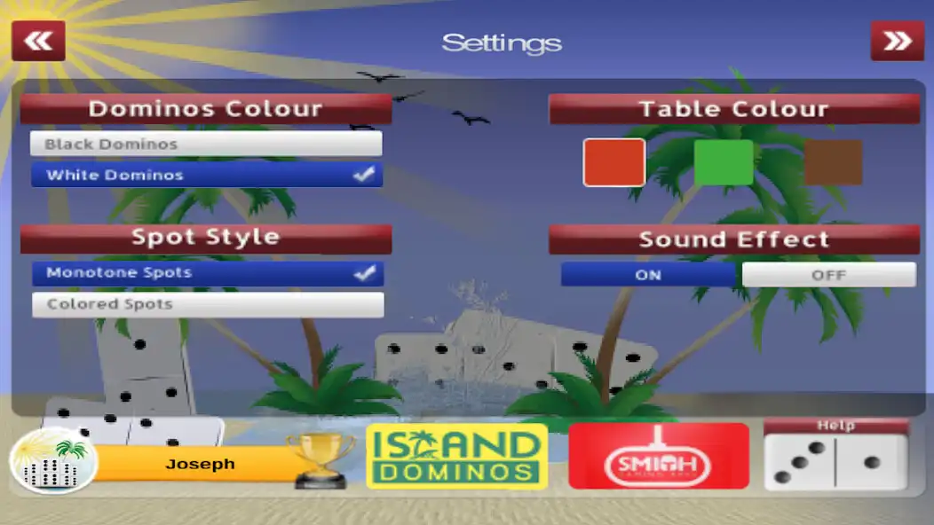 Play Island Domino as an online game Island Domino with UptoPlay