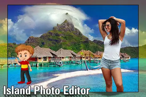 Play Island Photo Frame