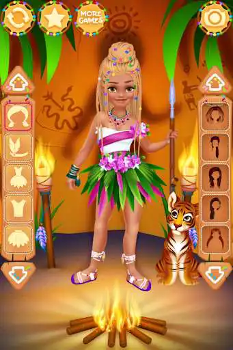 Play Island Princess Dress Up as an online game Island Princess Dress Up with UptoPlay