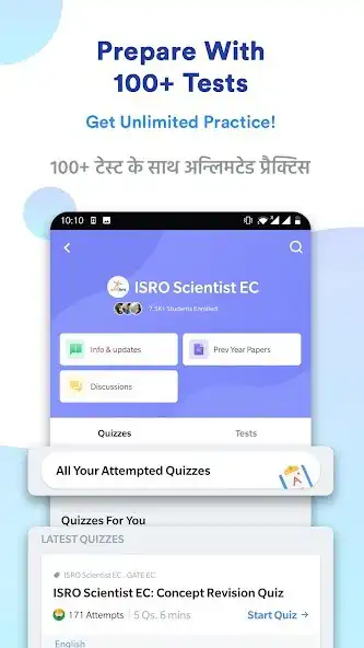 Play ISRO Scientist EC Prep App as an online game ISRO Scientist EC Prep App with UptoPlay