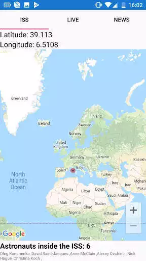 Play ISS tracker as an online game ISS tracker with UptoPlay