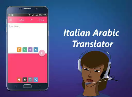 Play Italian Arabic Translator  and enjoy Italian Arabic Translator with UptoPlay