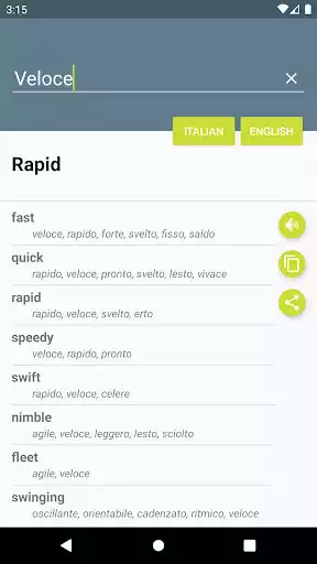 Play Italian - English dictionary as an online game Italian - English dictionary with UptoPlay