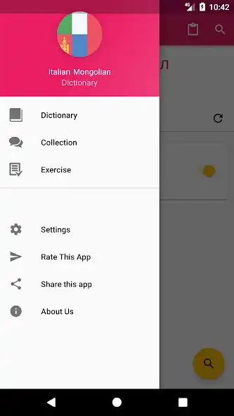 Play Italian Mongolian Dictionary  and enjoy Italian Mongolian Dictionary with UptoPlay