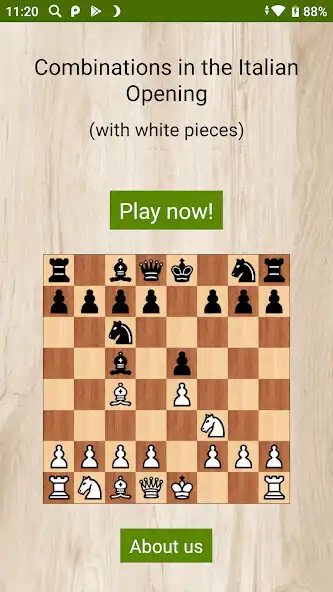 Play Italian Opening (full version)  and enjoy Italian Opening (full version) with UptoPlay