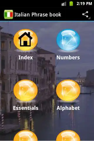 Play APK Italian Phrasebook and audio  and enjoy Italian Phrasebook and audio with UptoPlay com.andromo.dev47043.app196894