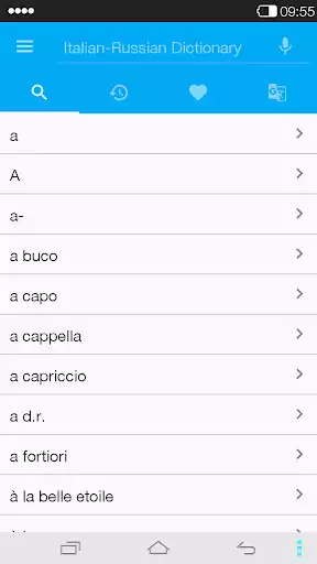 Play Italian Russian dictionary