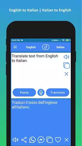 Play Italian To English Translator