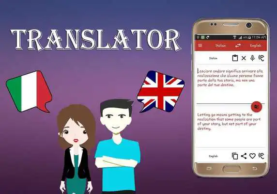 Play Italian To English Translator