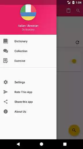 Play Italian Ukrainian dictionary  and enjoy Italian Ukrainian dictionary with UptoPlay