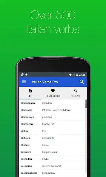 Play Italian Verb Conjugator Pro as an online game Italian Verb Conjugator Pro with UptoPlay