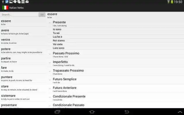 Play Italian Verbs Lite