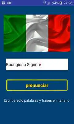 Play ItalianWords Pronunciater