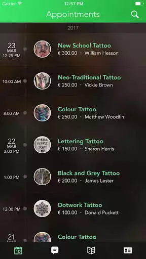 Play iTattoo Appointment Scheduling for Artists  and enjoy iTattoo Appointment Scheduling for Artists with UptoPlay