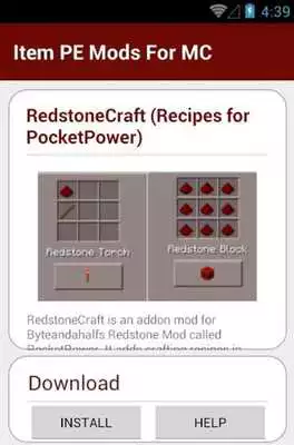 Play Item PE Mods For MC
