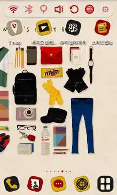 Play Items in my bag Launcher Theme