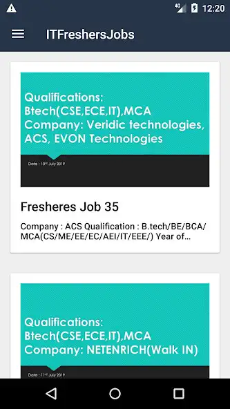 Play IT Freshers Jobs  and enjoy IT Freshers Jobs with UptoPlay