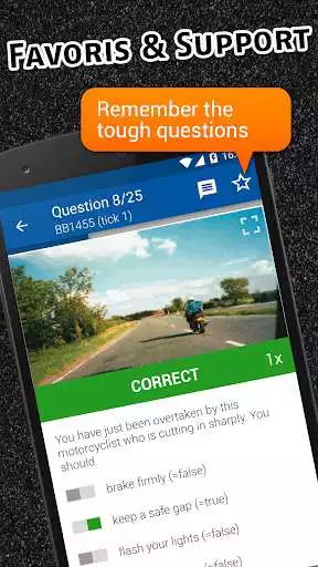 Play APK iTheory Motorcycle  and enjoy iTheory Motorcycle with UptoPlay ch.swift.itheorie.uk.motorcycle.free