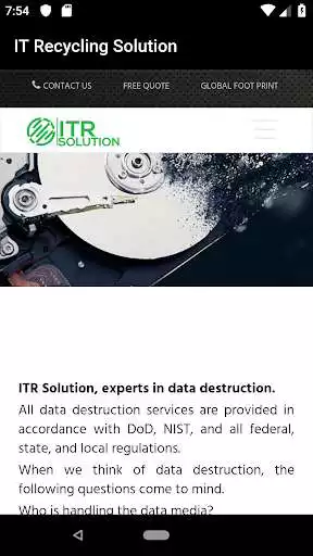 Play ITR Solutions - IT Recycling Solution  and enjoy ITR Solutions - IT Recycling Solution with UptoPlay