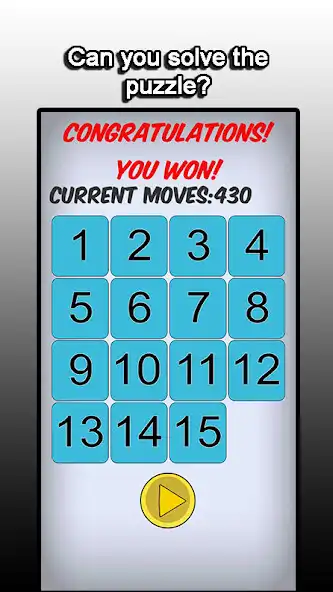 Play ITS FIFTEEN - PUZZLE GAME as an online game ITS FIFTEEN - PUZZLE GAME with UptoPlay