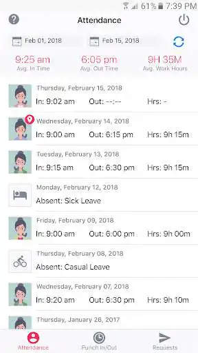 Play ittendance - Attendance Tracker as an online game ittendance - Attendance Tracker with UptoPlay