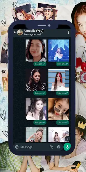 Play ITZY Animated WASticker  and enjoy ITZY Animated WASticker with UptoPlay