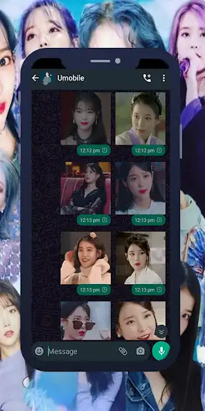 Play IU Animated WASticker  and enjoy IU Animated WASticker with UptoPlay