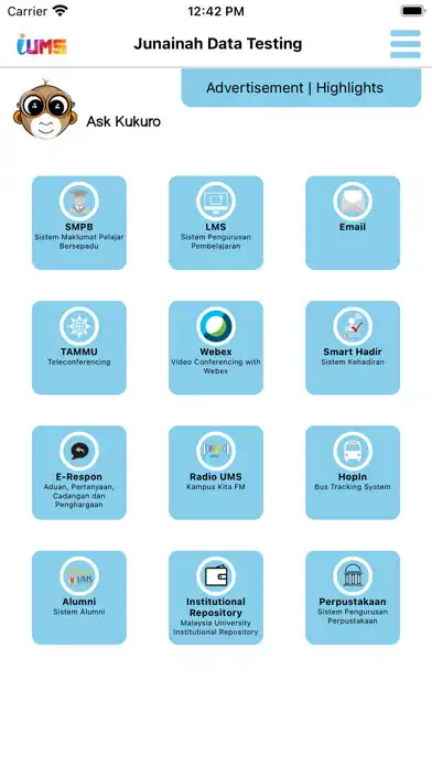 Play iUMS as an online game iUMS with UptoPlay