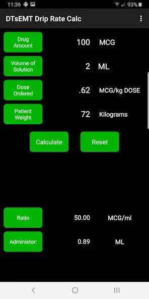 Play APK IV Drip Rate Calculator  and enjoy IV Drip Rate Calculator with UptoPlay com.hiox.VDriReCalcul