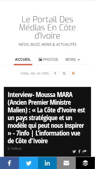 Play Ivoireinfo.net - Actualité Côt  and enjoy Ivoireinfo.net - Actualité Côt with UptoPlay