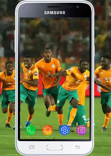 Play Ivory Coast Soccer Team -Wallpaper  and enjoy Ivory Coast Soccer Team -Wallpaper with UptoPlay