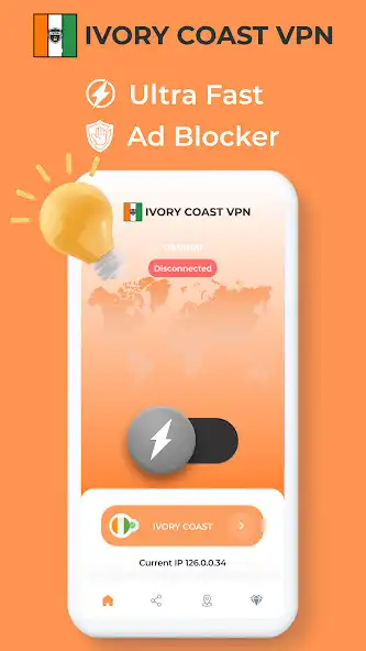 Play Ivory Coast VPN -Private Proxy as an online game Ivory Coast VPN -Private Proxy with UptoPlay