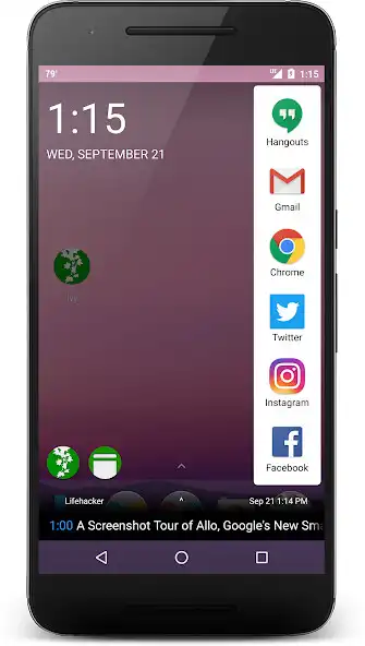 Play Ivy (Sidebar Launcher, Widgets  and enjoy Ivy (Sidebar Launcher, Widgets with UptoPlay