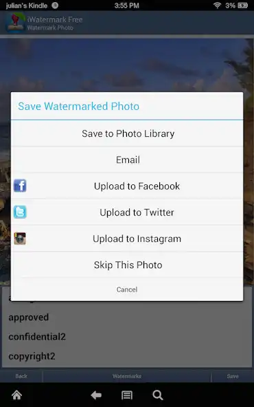 Play iWatermark-Watermark Photos with Logo, Text, QR... as an online game iWatermark-Watermark Photos with Logo, Text, QR... with UptoPlay