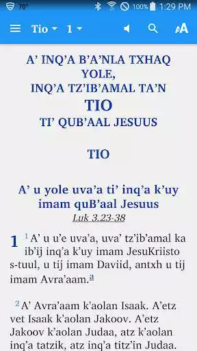 Play Ixil, Chajul Bible  and enjoy Ixil, Chajul Bible with UptoPlay
