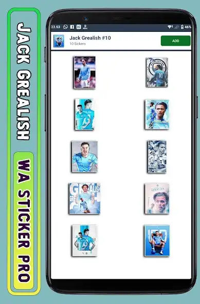 Play Jack Grealish - WA Sticker Pro as an online game Jack Grealish - WA Sticker Pro with UptoPlay