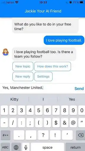 Play Jackie your AI friend as an online game Jackie your AI friend with UptoPlay