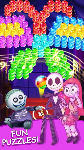Play Jack Skellington Pop it Game as an online game Jack Skellington Pop it Game with UptoPlay