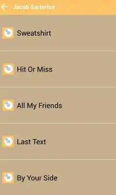 Play JACOB SARTORIUS SONG FULL