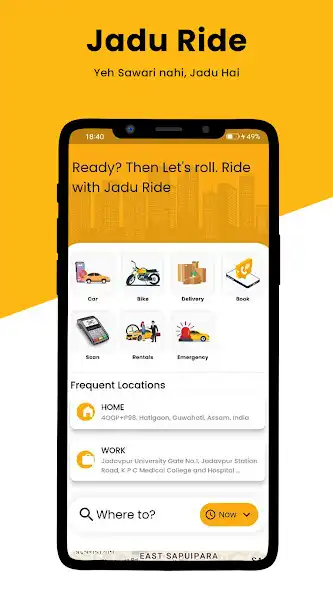 Play Jadu Ride - Affordable rides  and enjoy Jadu Ride - Affordable rides with UptoPlay