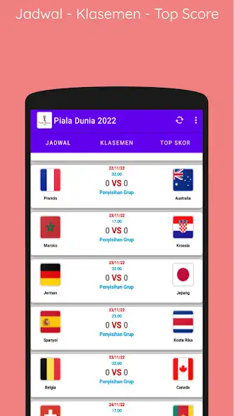 Play Jadwal Piala Dunia 2022 as an online game Jadwal Piala Dunia 2022 with UptoPlay