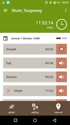 Play Jadwal Sholat, Kiblat +Utility  and enjoy Jadwal Sholat, Kiblat +Utility with UptoPlay